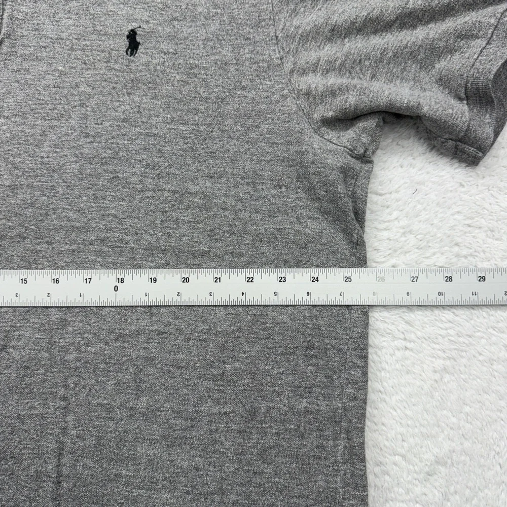 Polo Ralph Lauren Mens 2XLT Classic Fit Heather Gray Short Sleeve Polo Shirt
